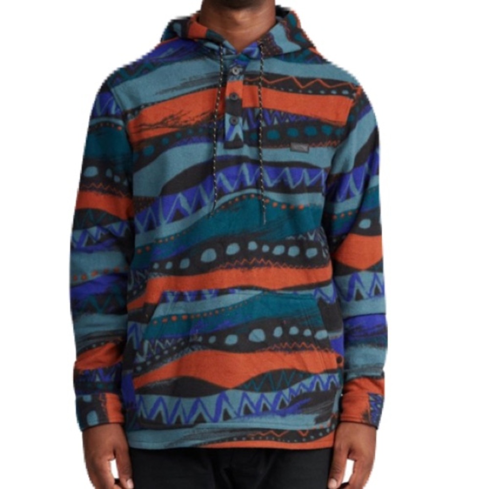 Billabong Furnace Fleece Pullover Adventure Devision  Multi Colour Size Small